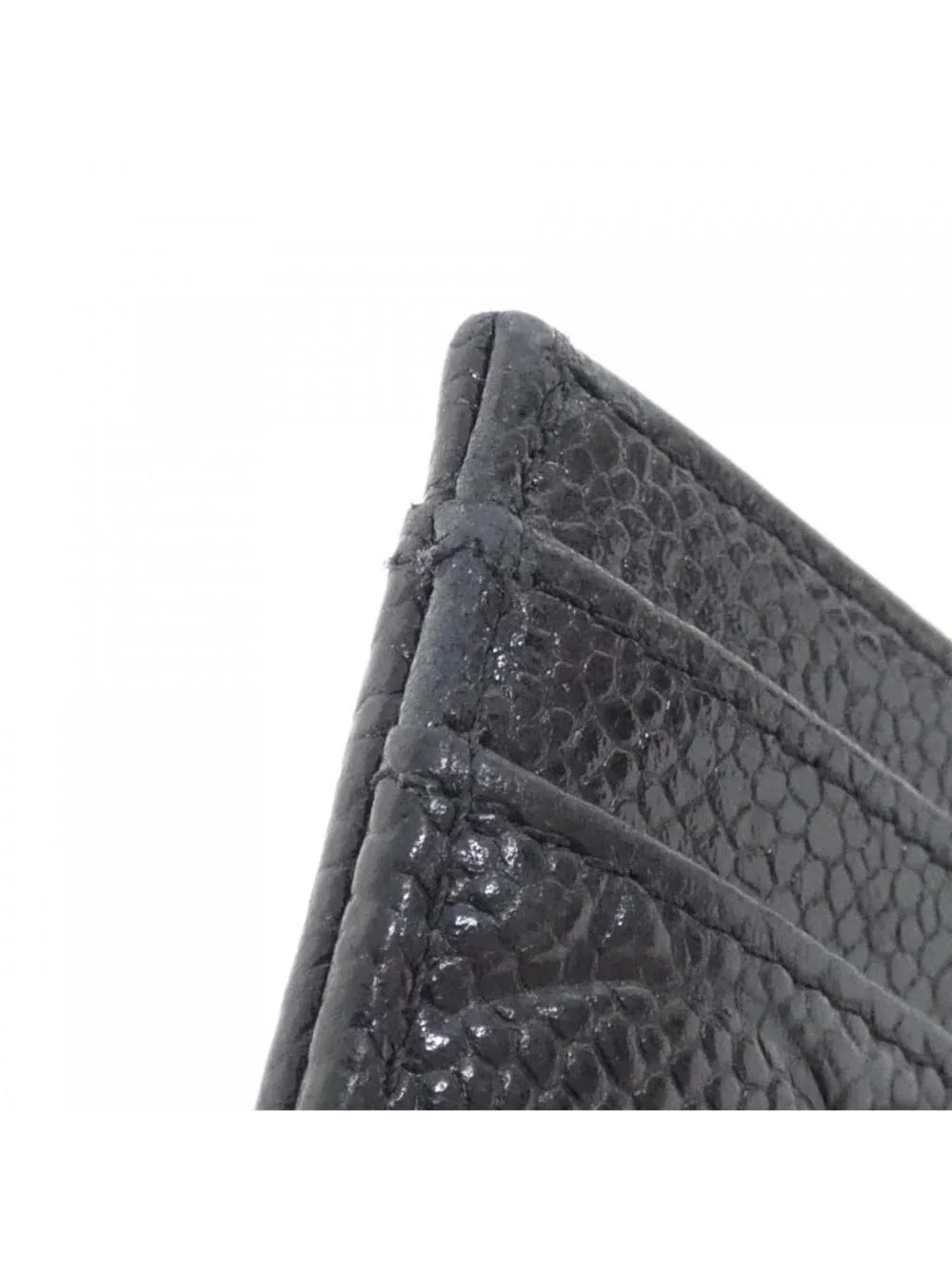 Chanel Card Case Card Holders Black
